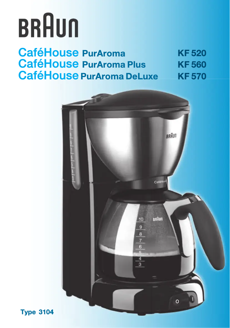 Imagen de la primera página del manual del dispositivo PurAroma Plus KF560/1