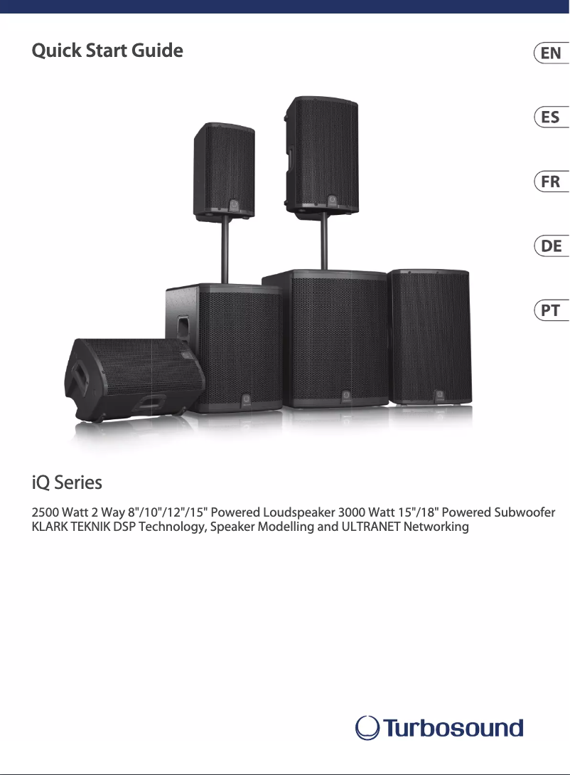 Imagen de la primera página del manual del dispositivo iQ10