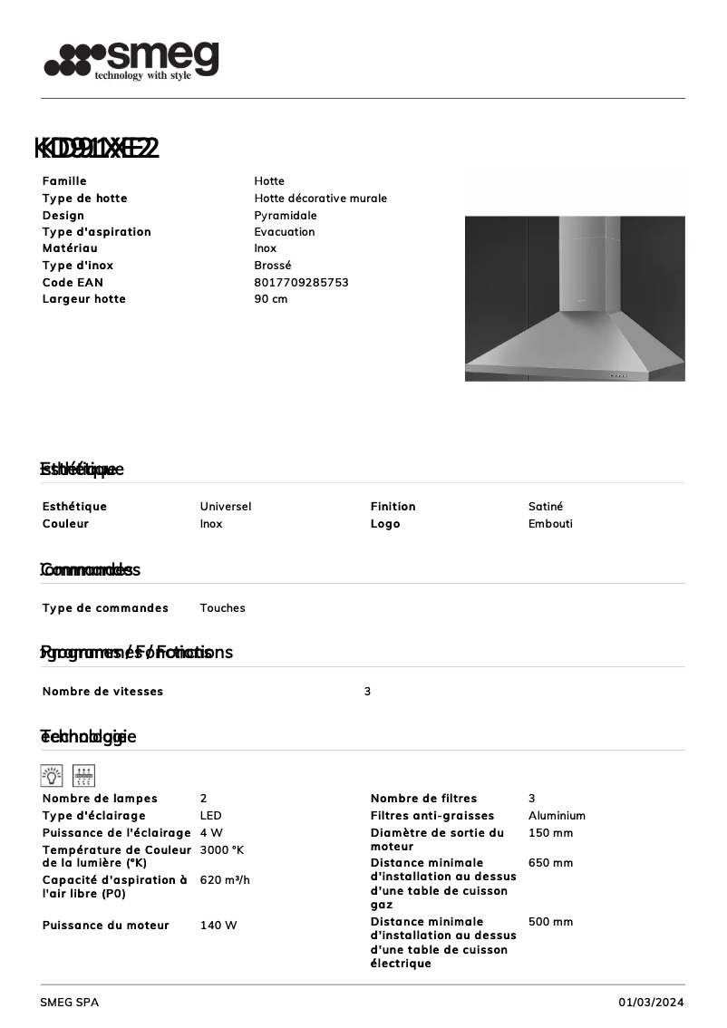 Imagen de la primera página del manual del dispositivo KD91XE2