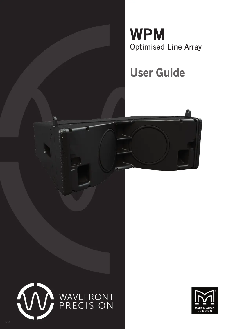 Imagen de la primera página del manual del dispositivo WPM