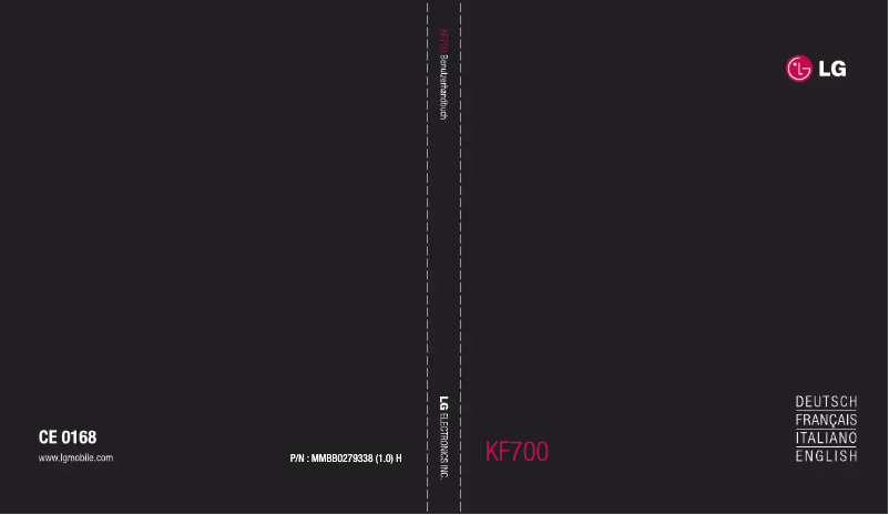 Página 1 del manual Manual de usuario LG KF700