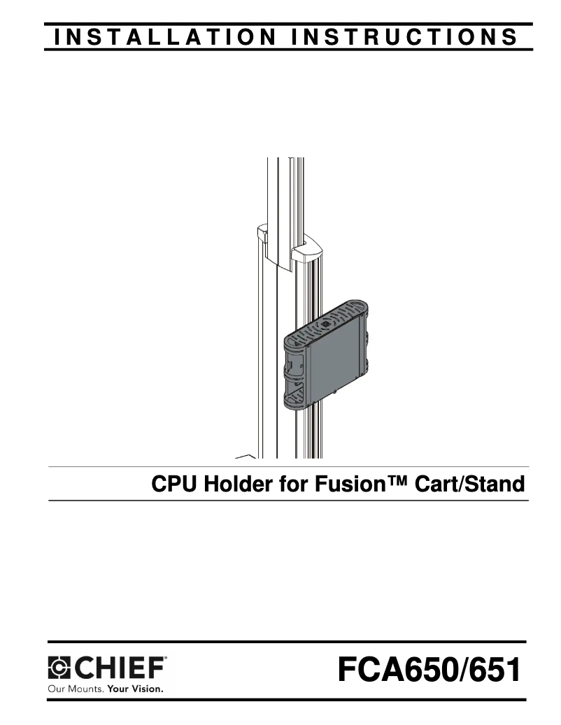 Imagen de la primera página del manual del dispositivo FCA650S