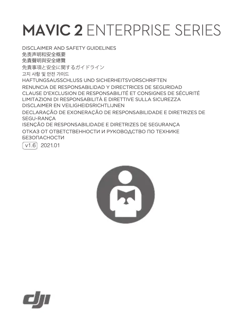 Página 1 del manual Instrucciones de seguridad DJI Mavic 2 Enterprise Advanced