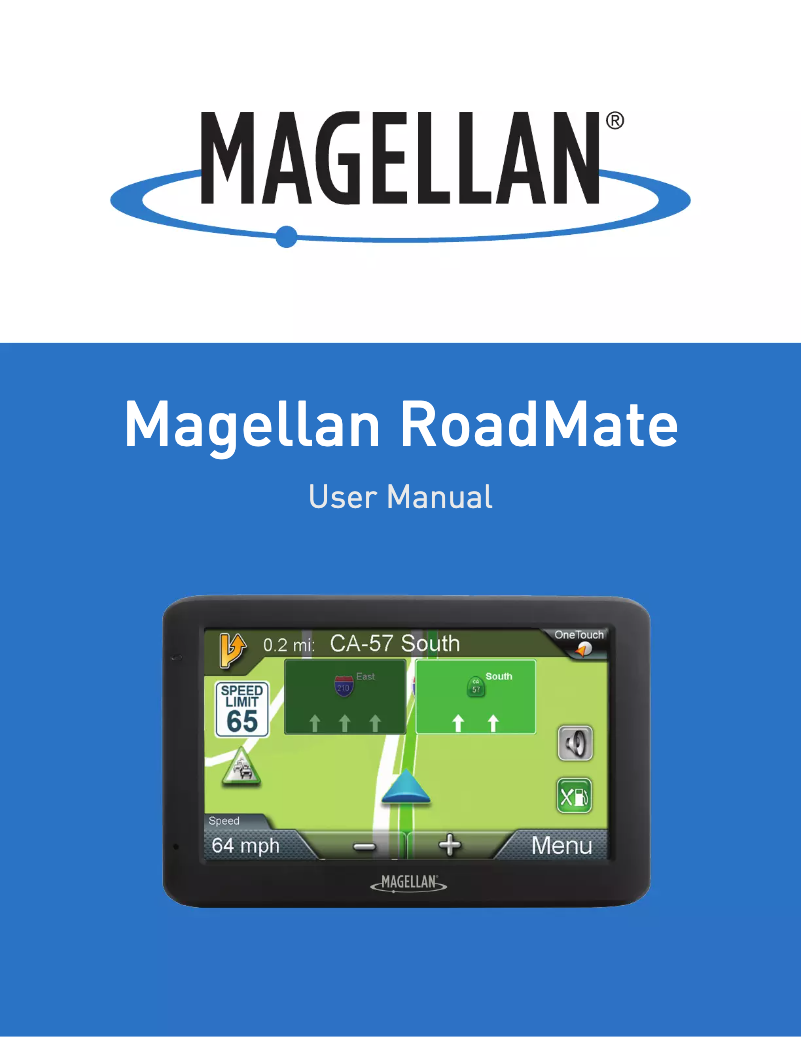 Imagen de la primera página del manual del dispositivo RoadMate 2520-LM