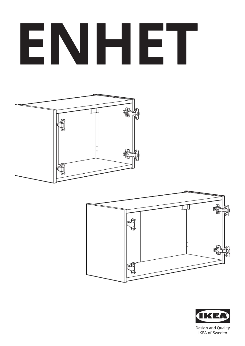 Página 1 del manual Manual de usuario Ikea ENHET 805.144.87