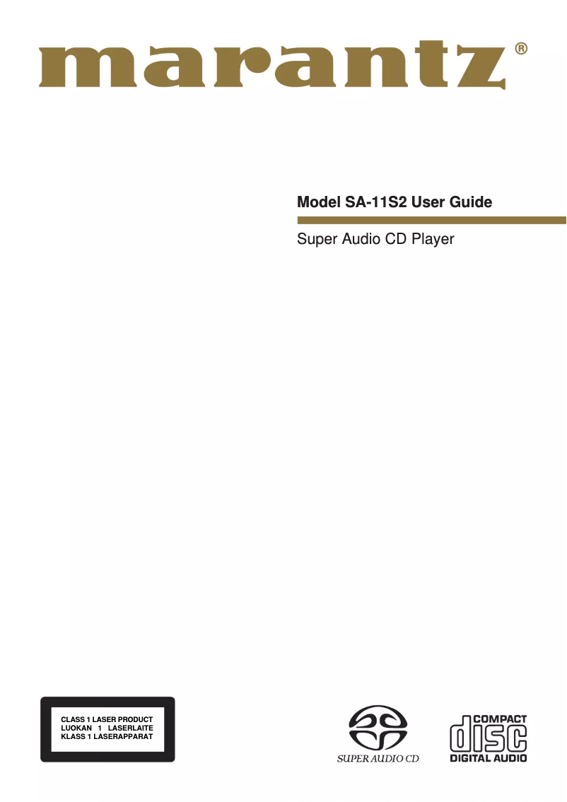 Imagen de la primera página del manual del dispositivo SA11S2