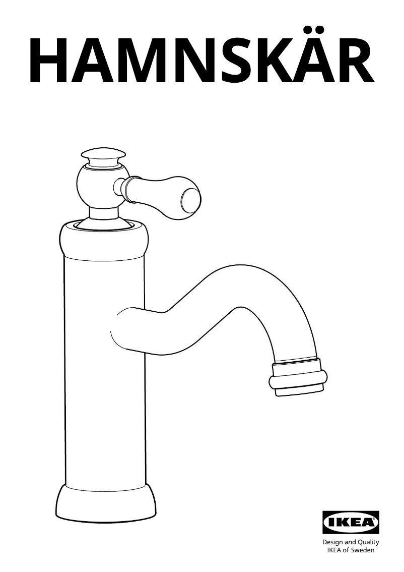 Página 1 del manual Manual de usuario Ikea HAMNSKÄR 105.326.87