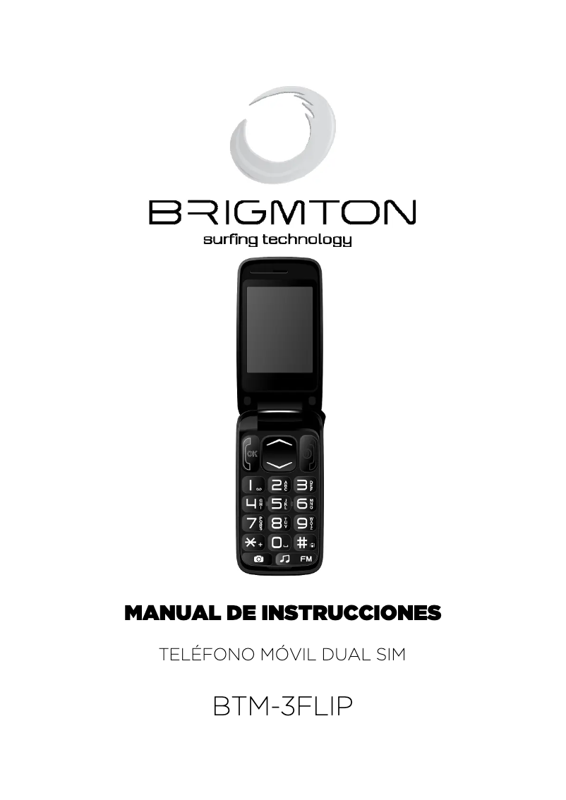 Página 1 del manual Manual de usuario Brigmton BTM-3FLIP