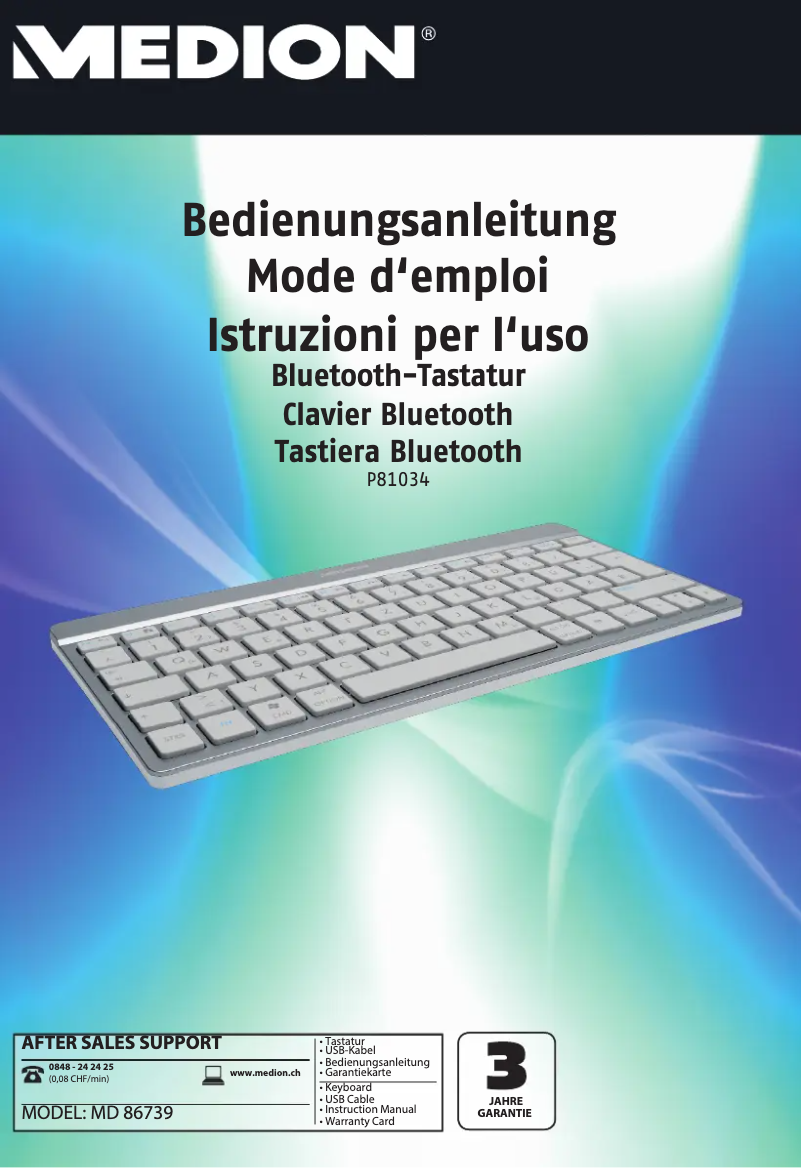 Imagen de la primera página del manual del dispositivo P81034