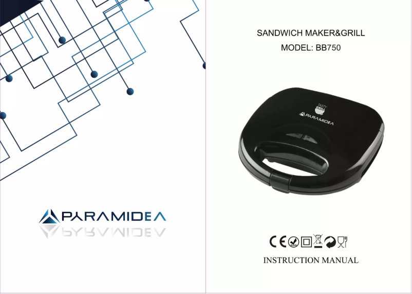 Imagen de la primera página del manual del dispositivo BB750
