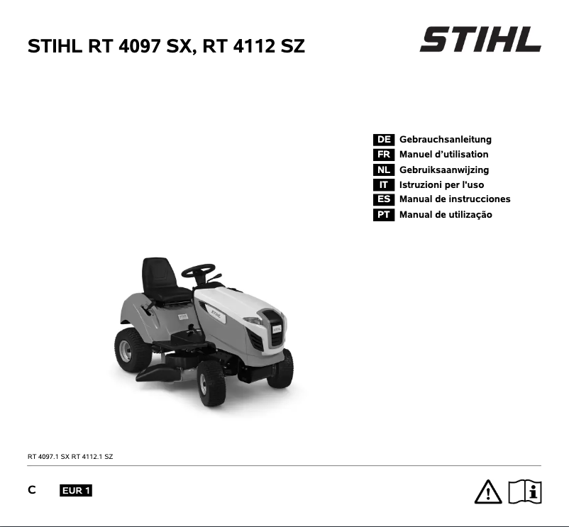 Página 1 del manual Manual de usuario Stihl RT 4097 SX