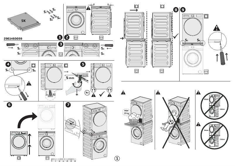 Imagen de la primera página del manual del dispositivo SKWS60