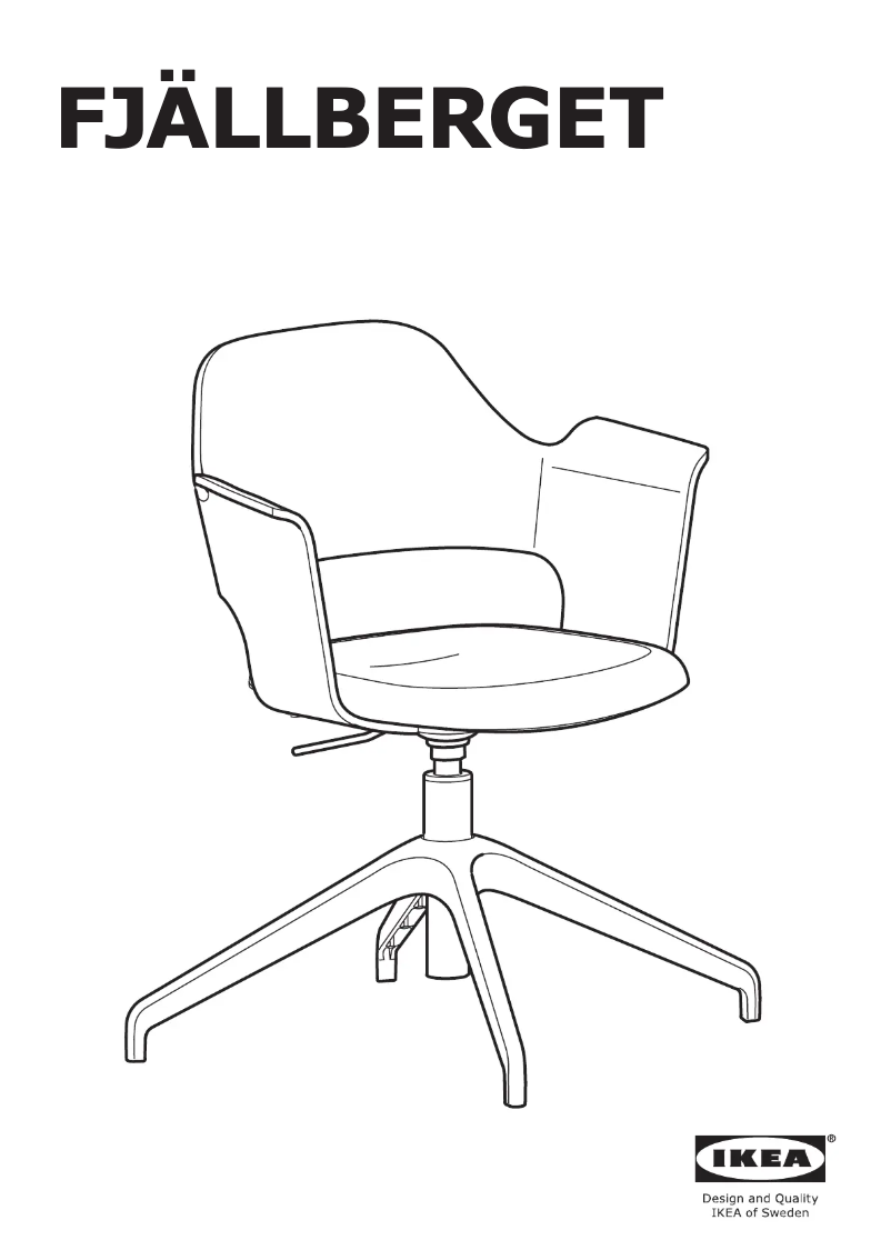 Página 1 del manual Manual de usuario Ikea FJÄLLBERGET 004.852.43