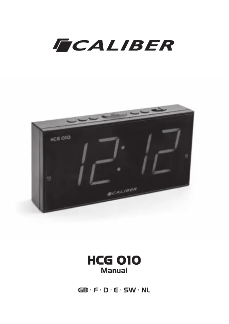 Página 1 del manual Manual de usuario Caliber HCG010