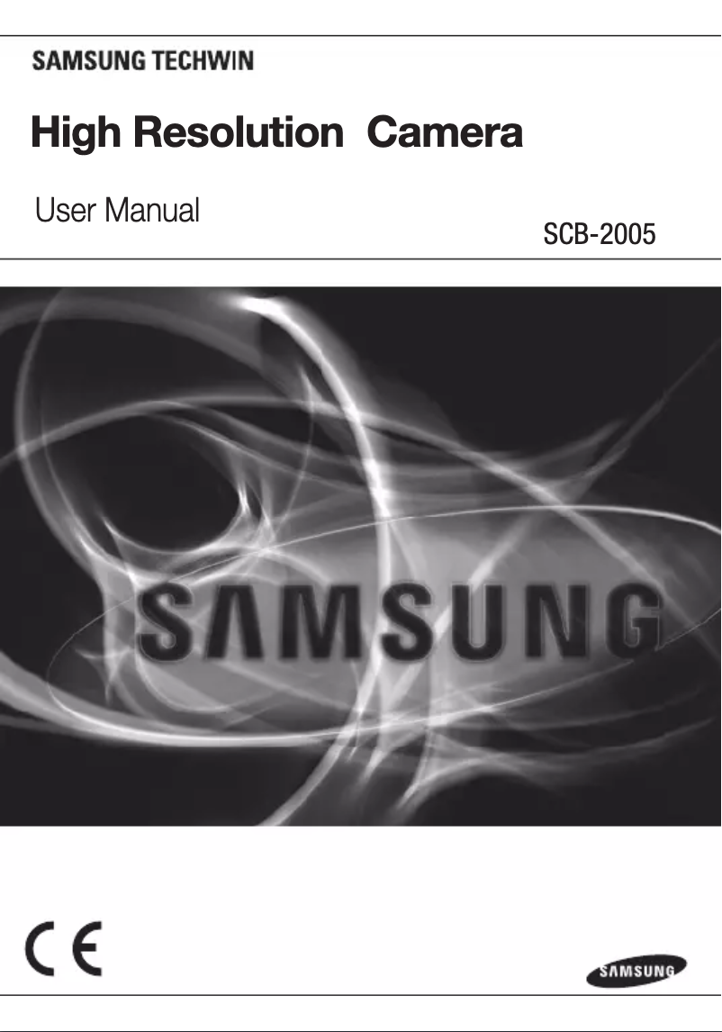Imagen de la primera página del manual del dispositivo SCB-2005P