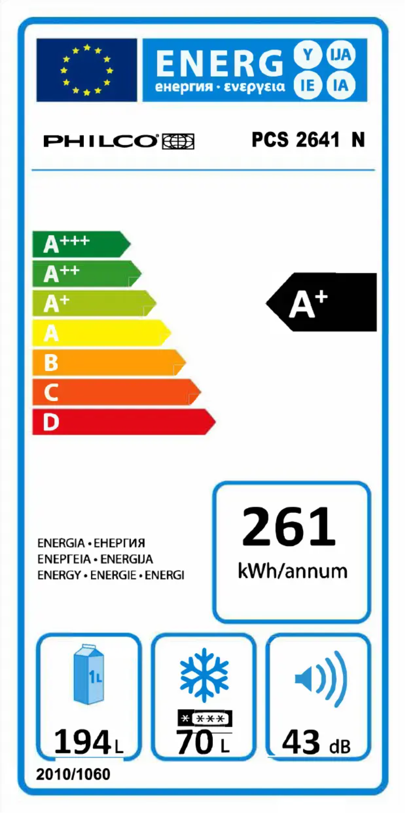 Página 1 del manual Manual de usuario Philco PCS 2641 N