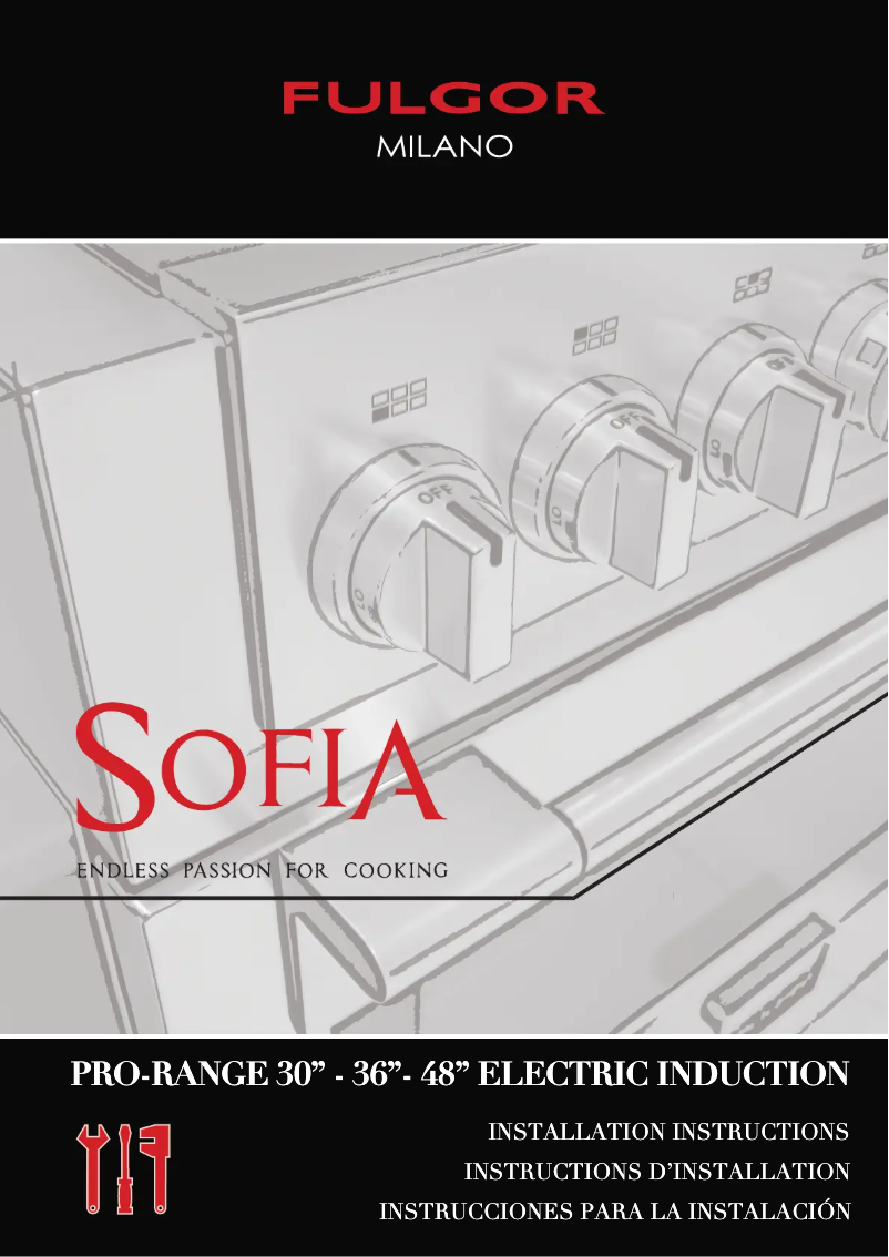 Página nº 1 - Guía de instalación Fulgor Milano F6PIR485GS1