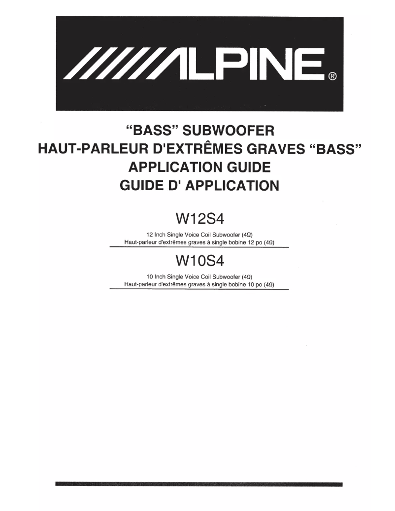 Imagen de la primera página del manual del dispositivo W12S4