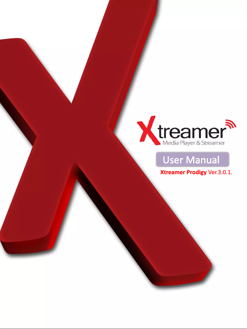 Página nº 1 - Manual de usuario Xtreamer Prodigy