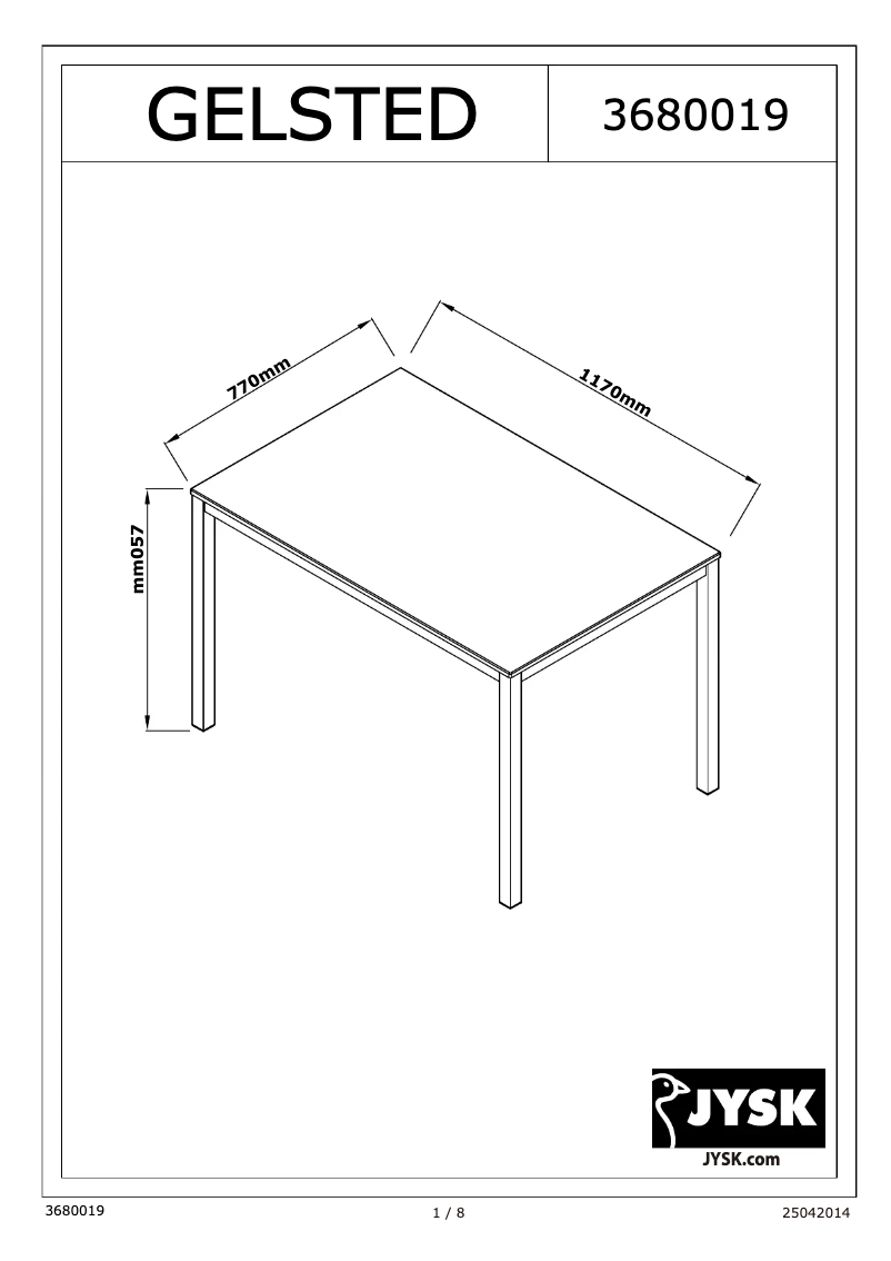 Imagen de la primera página del manual del dispositivo Gelsted (77x117x75)