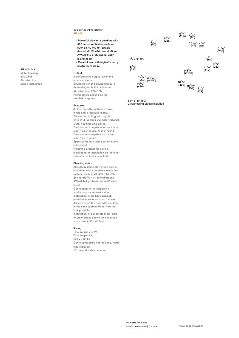 Imagen de la primera página del manual del dispositivo AR400742