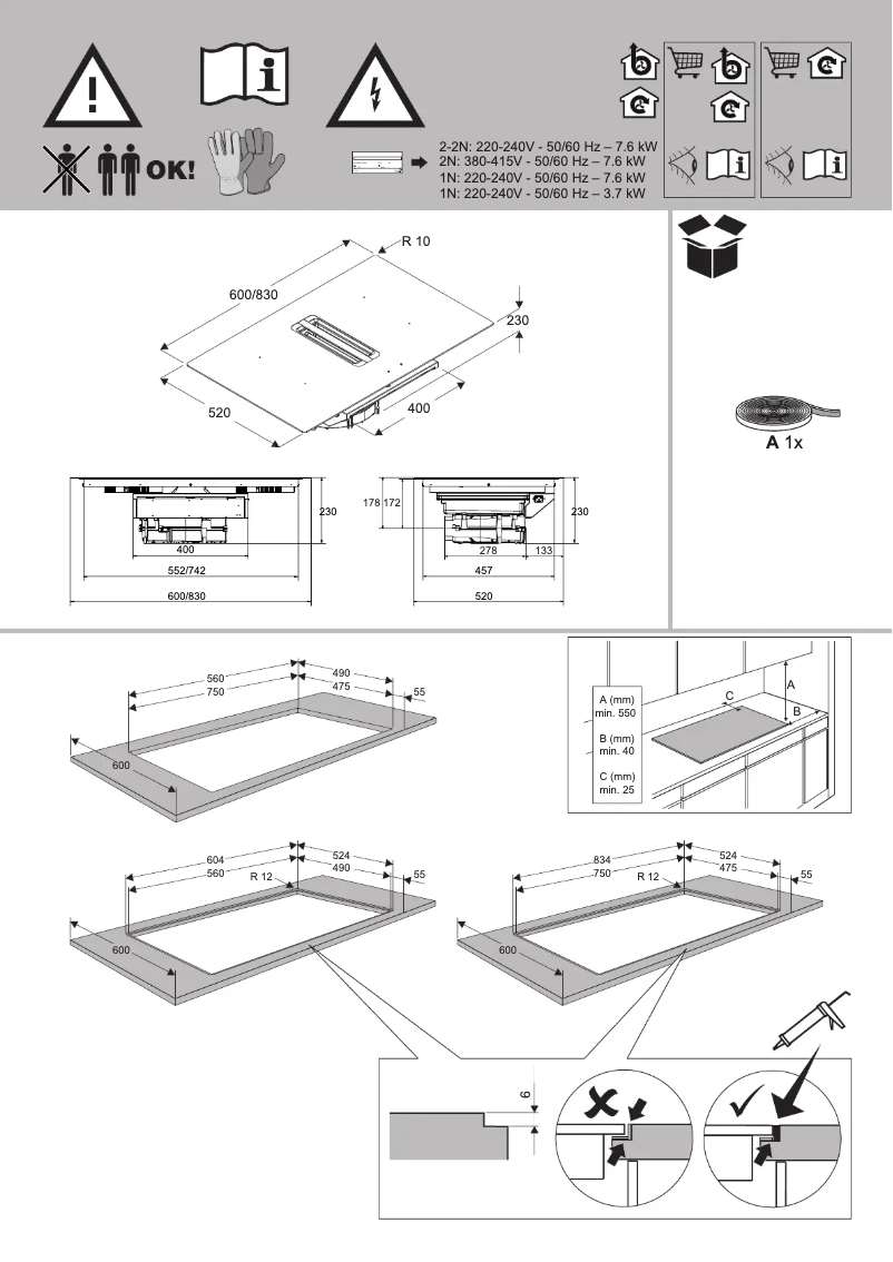 Imagen de la primera página del manual del dispositivo Sirocco