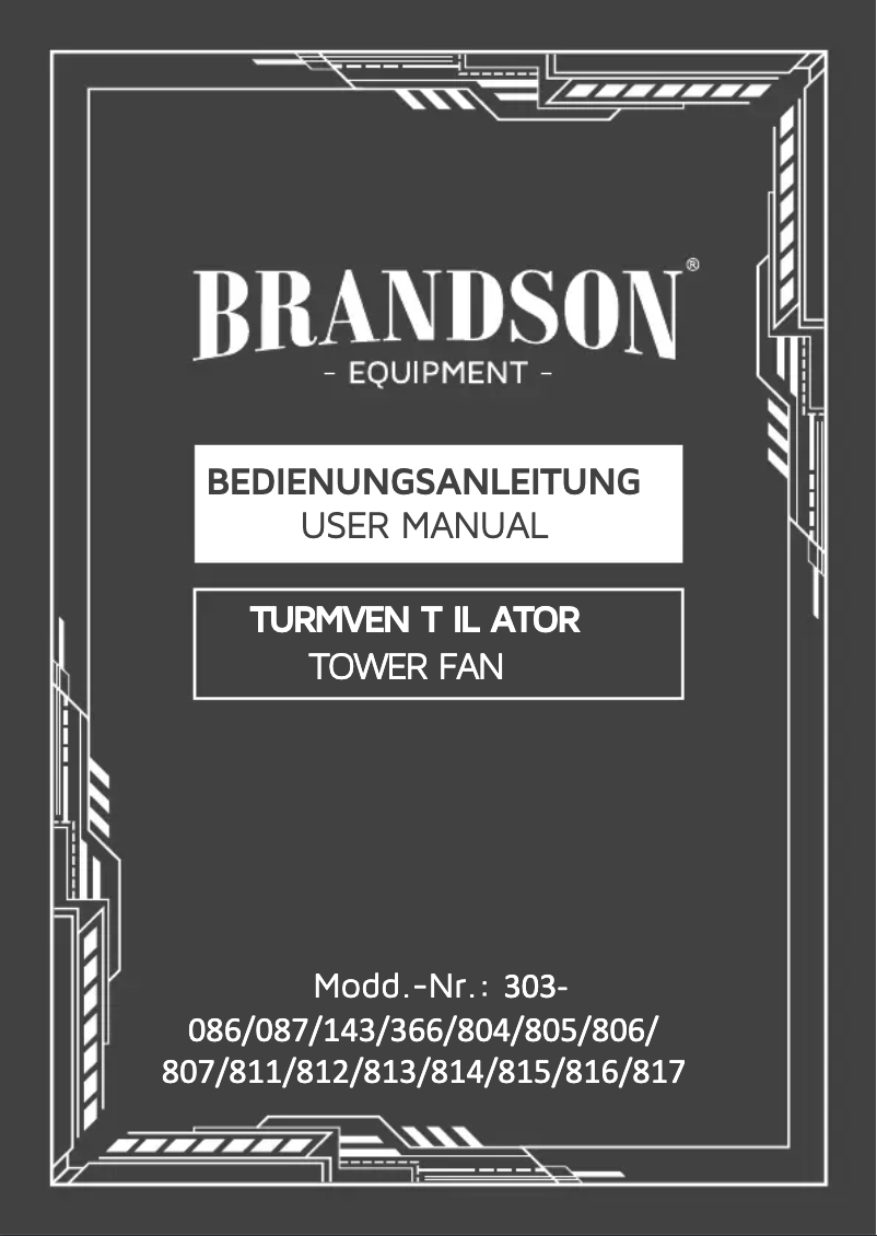 Imagen de la primera página del manual del dispositivo 303805