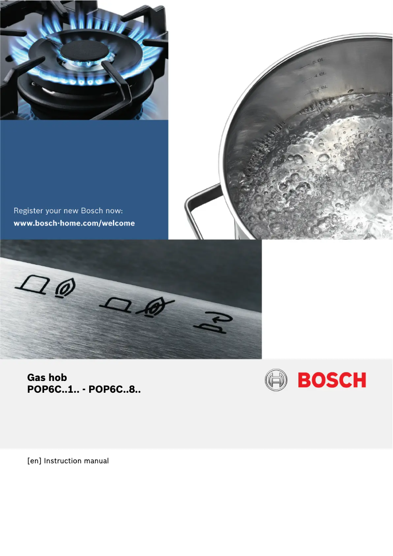 Página nº 1 - Manual de usuario Bosch POP6C6B80M