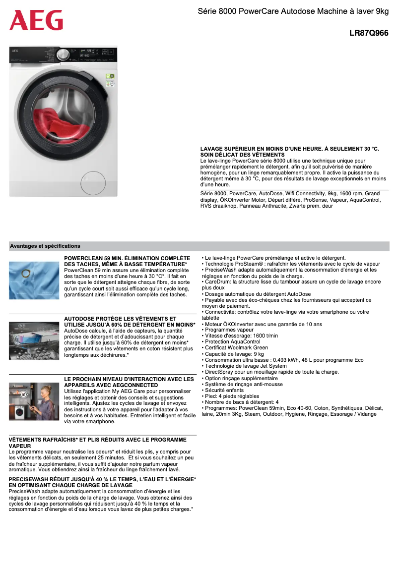 Imagen de la primera página del manual del dispositivo LR87Q966