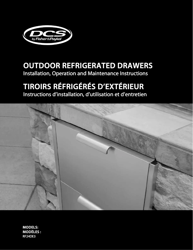 Imagen de la primera página del manual del dispositivo RF24DE3