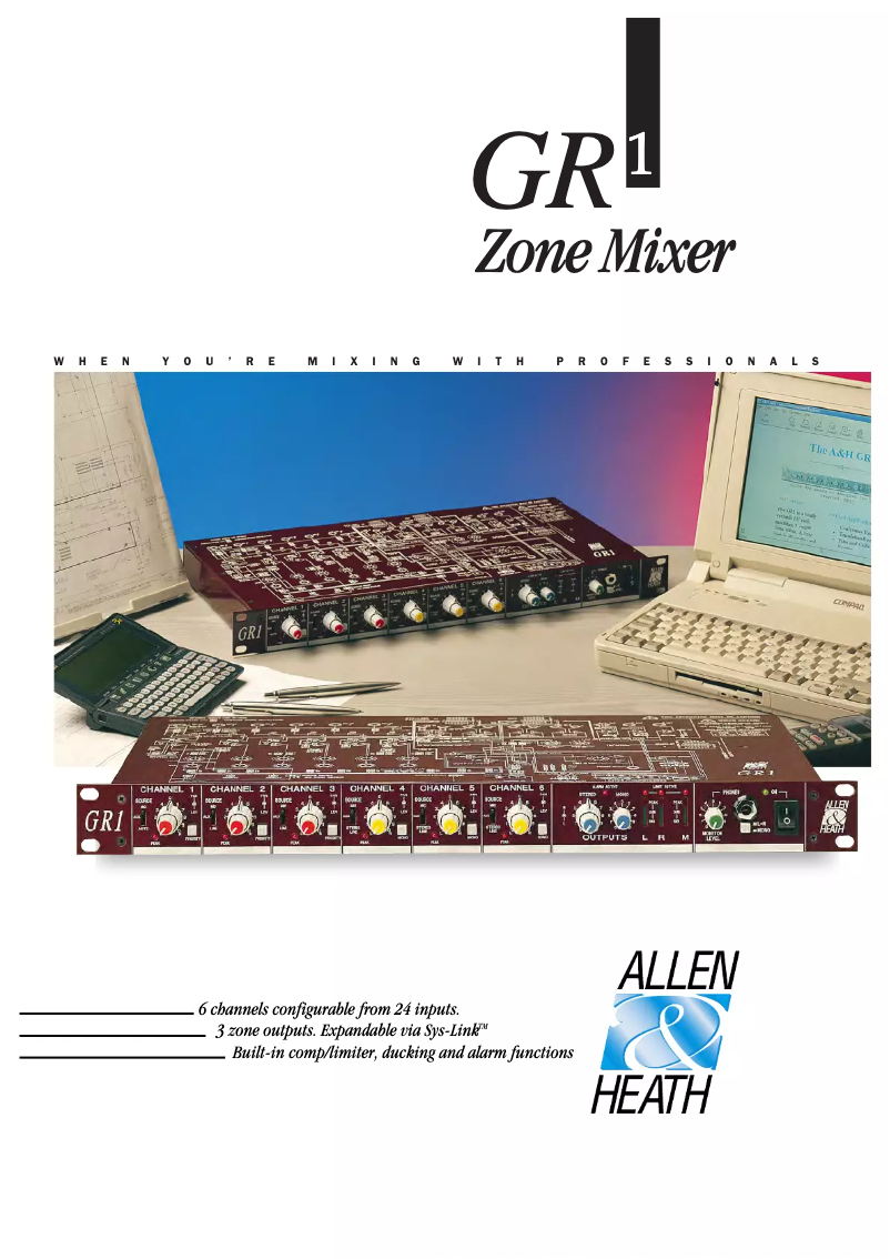 Imagen de la primera página del manual del dispositivo GR1