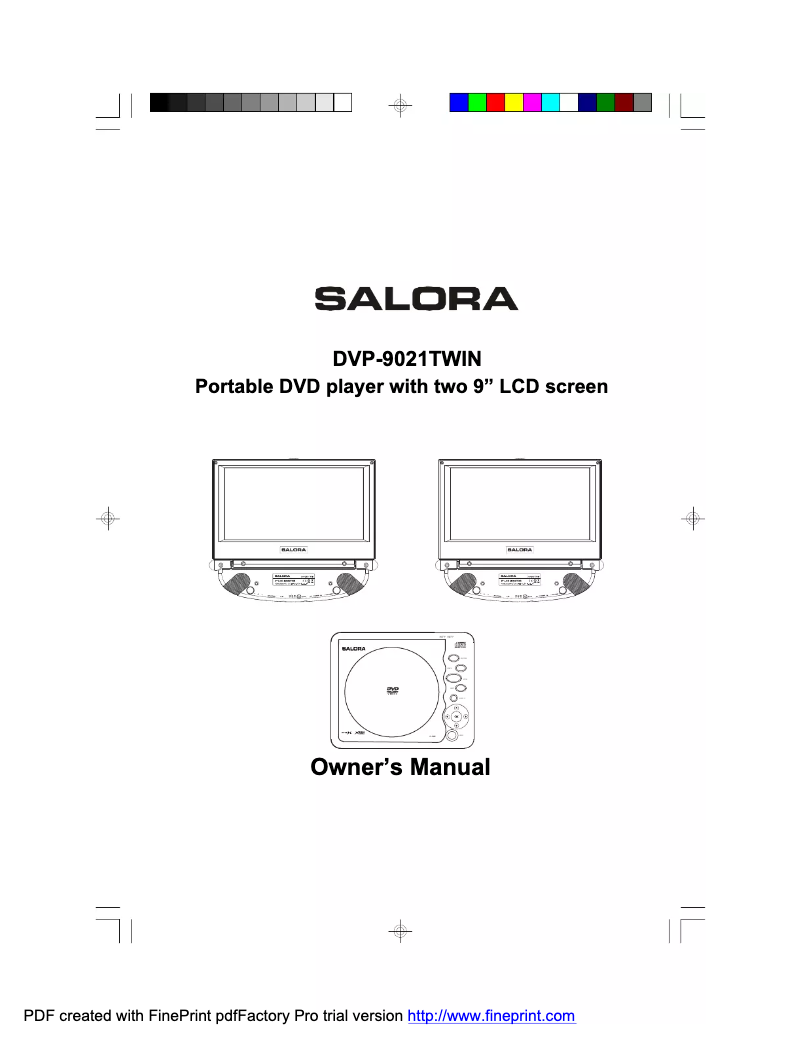Imagen de la primera página del manual del dispositivo DVP9021TWIN
