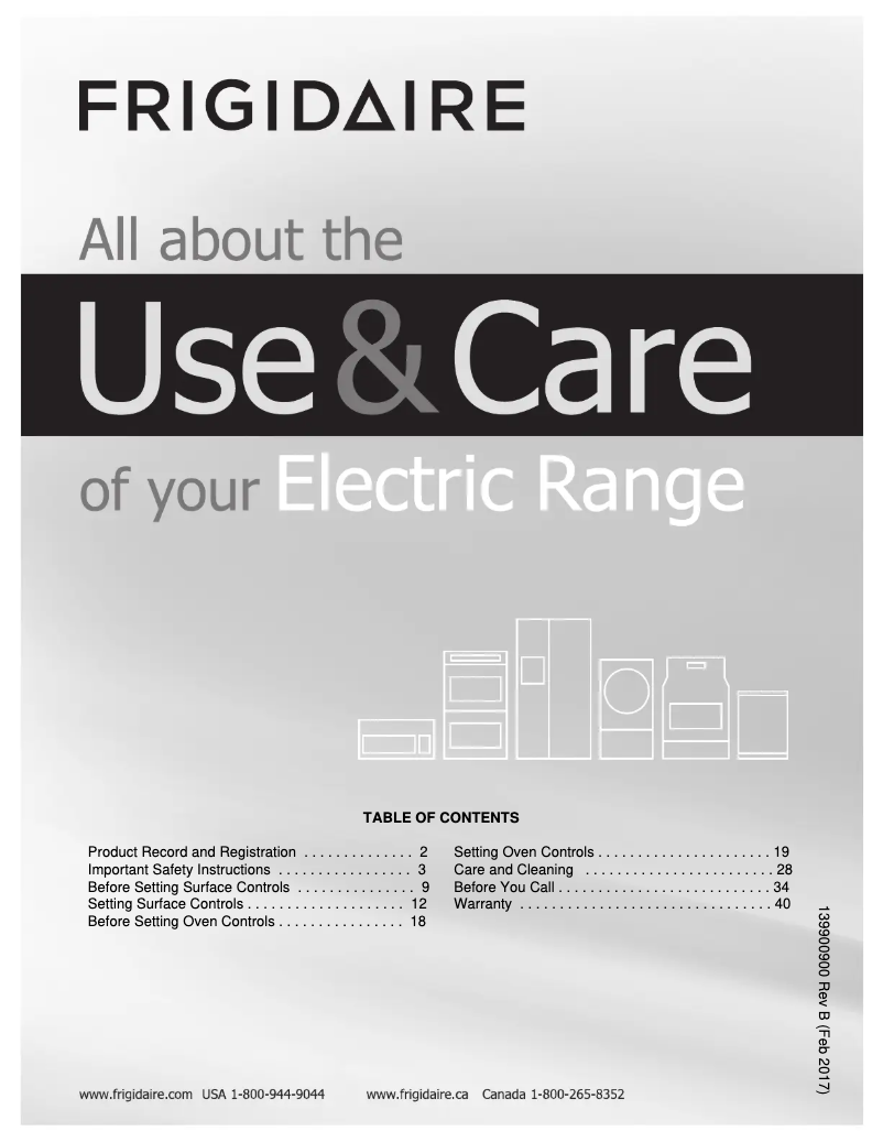 Página 1 del manual Manual de usuario Frigidaire FFES3025PW