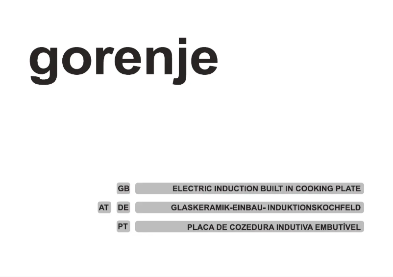 Página 1 del manual Manual de usuario Gorenje IS655X