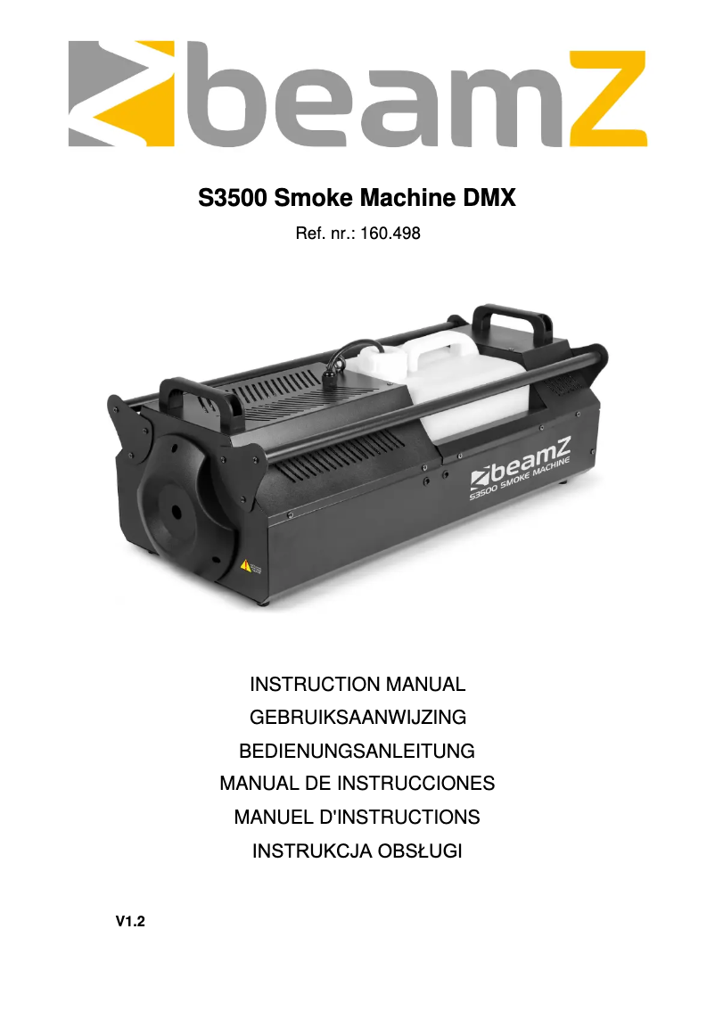 Imagen de la primera página del manual del dispositivo S3500