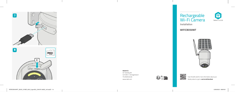 Imagen de la primera página del manual del dispositivo WIFICBO50WT