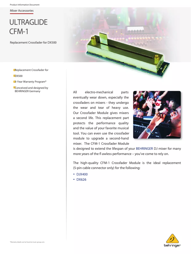 Imagen de la primera página del manual del dispositivo Ultragilde CFM-1