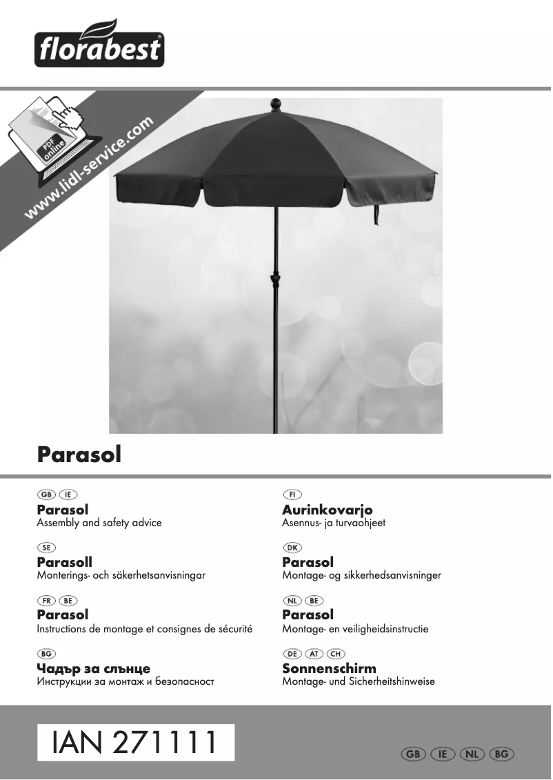 Página nº 1 - Manual de usuario Florabest IAN 271111