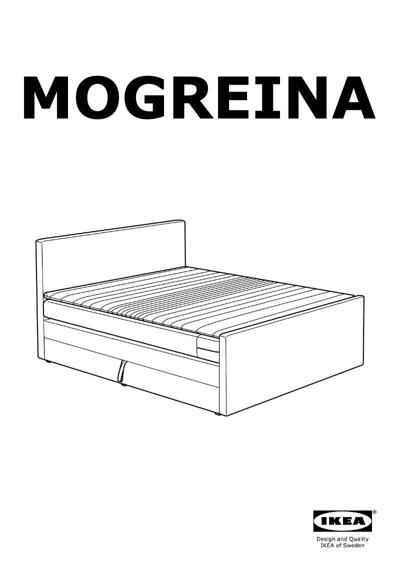 Página 1 del manual Manual de usuario Ikea MOGREINA 204.860.10