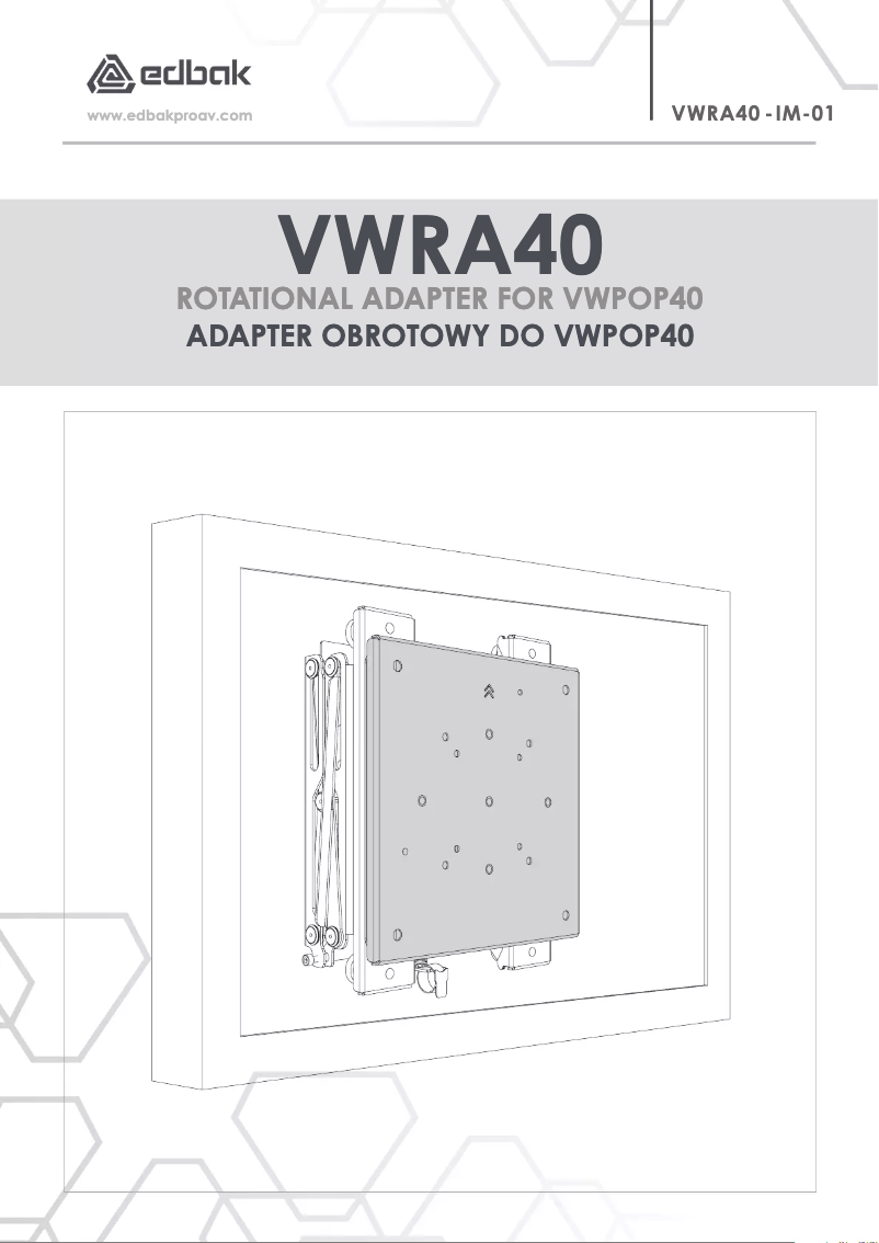 Imagen de la primera página del manual del dispositivo VWRA40