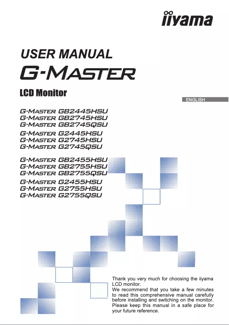 Página 1 del manual Manual de usuario Iiyama G-Master GB2745HSU
