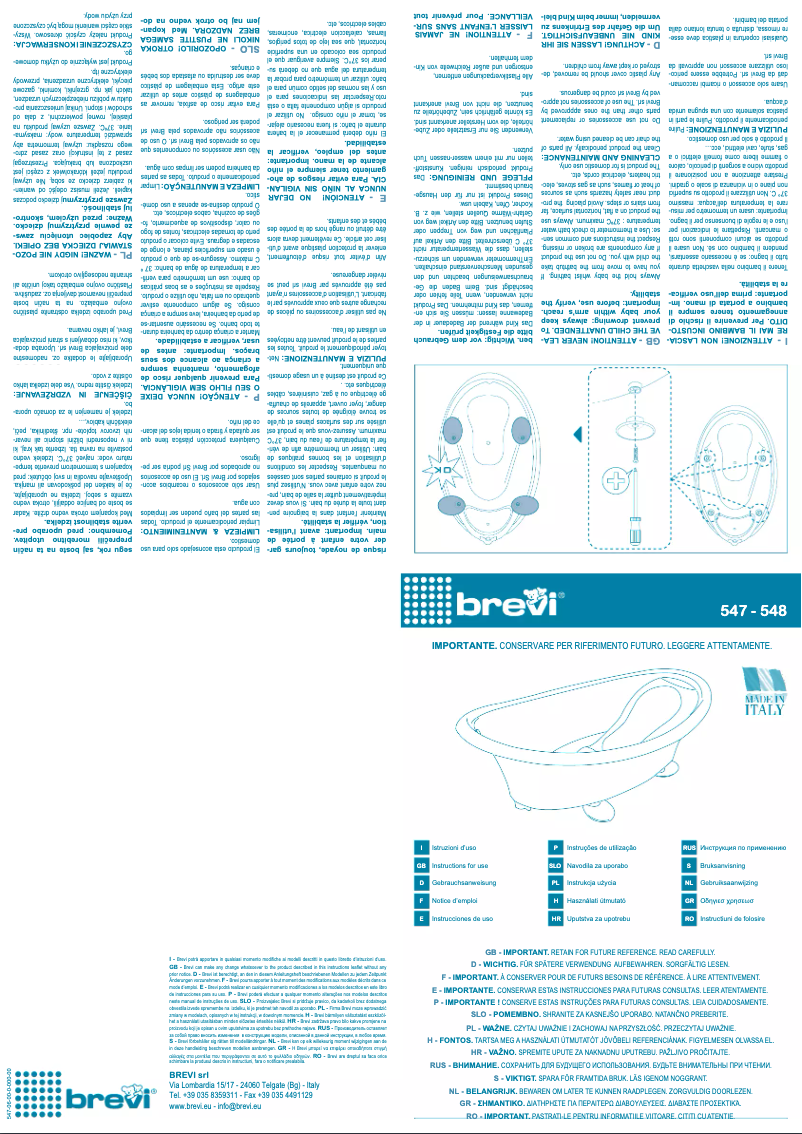 Imagen de la primera página del manual del dispositivo 8011250548435