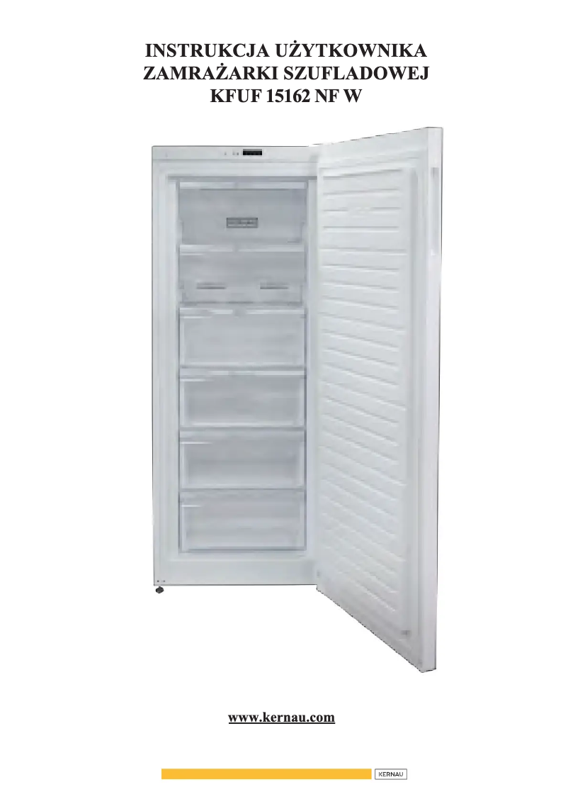 Página 1 del manual Manual de usuario Kernau KFUF 15162 NF W