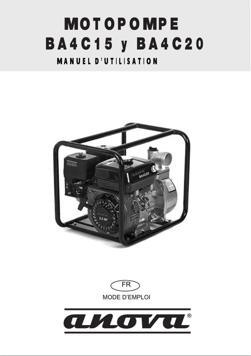 Imagen de la primera página del manual del dispositivo BA4C20