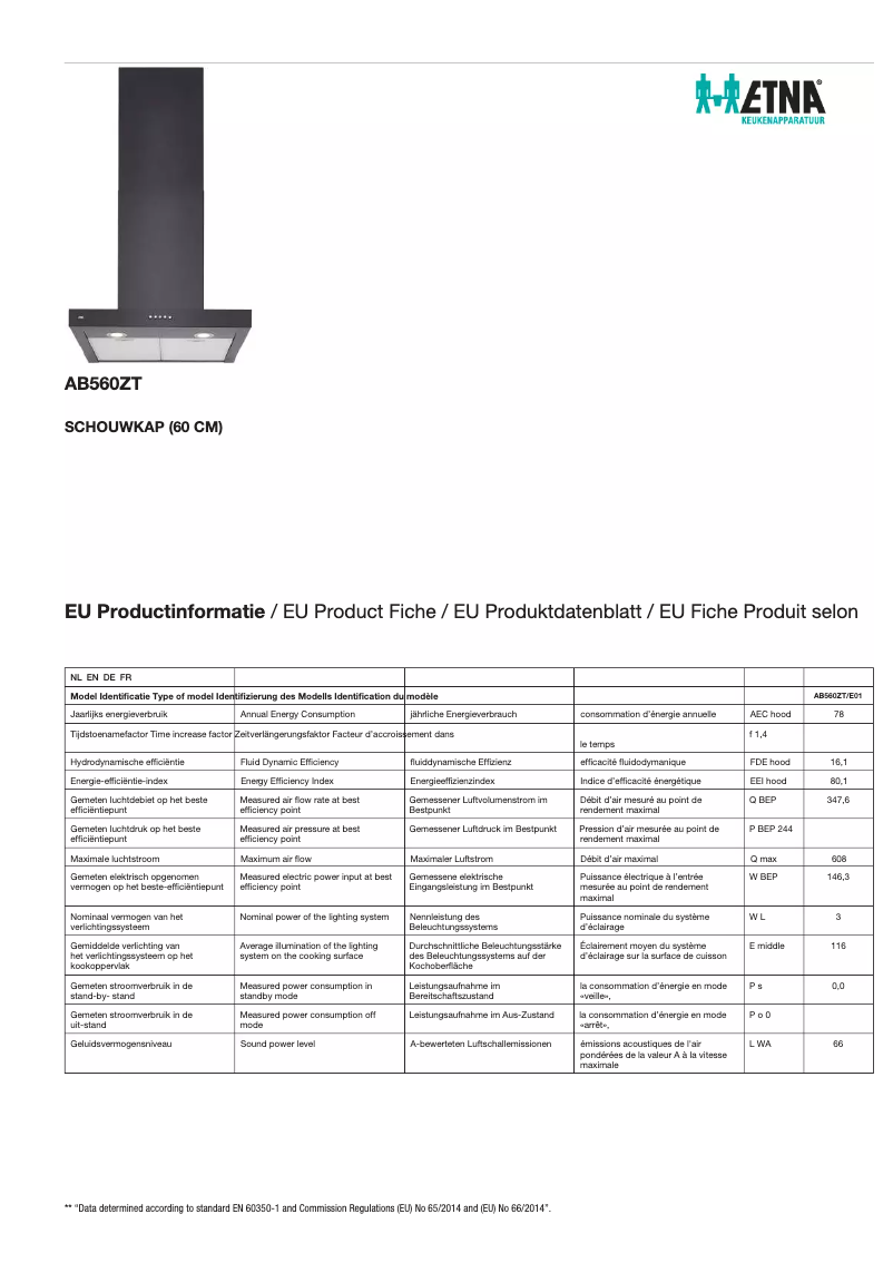 Imagen de la primera página del manual del dispositivo AB560ZT