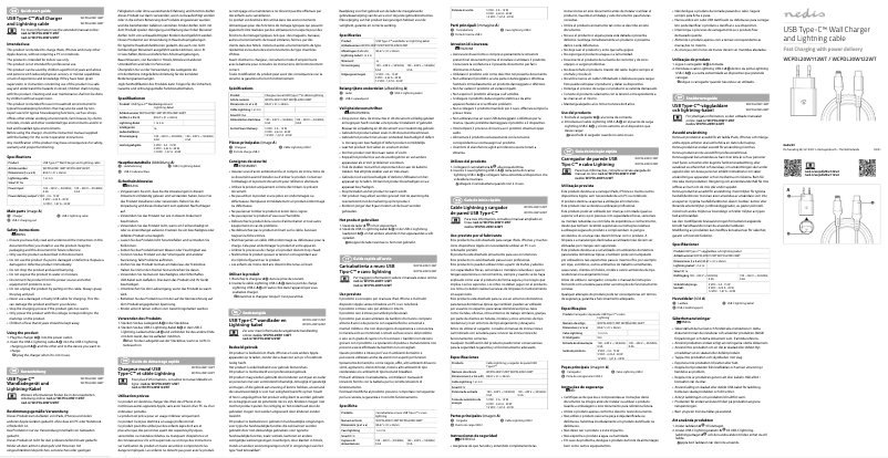 Imagen de la primera página del manual del dispositivo WCPDL20W112WT