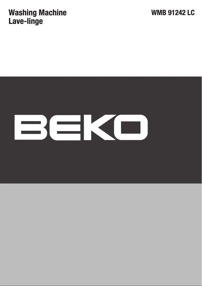 Página 1 del manual Manual de usuario Beko WMB 91242 LC