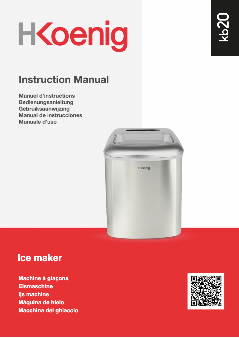 Página 1 del manual Manual de usuario H.Koenig KB20