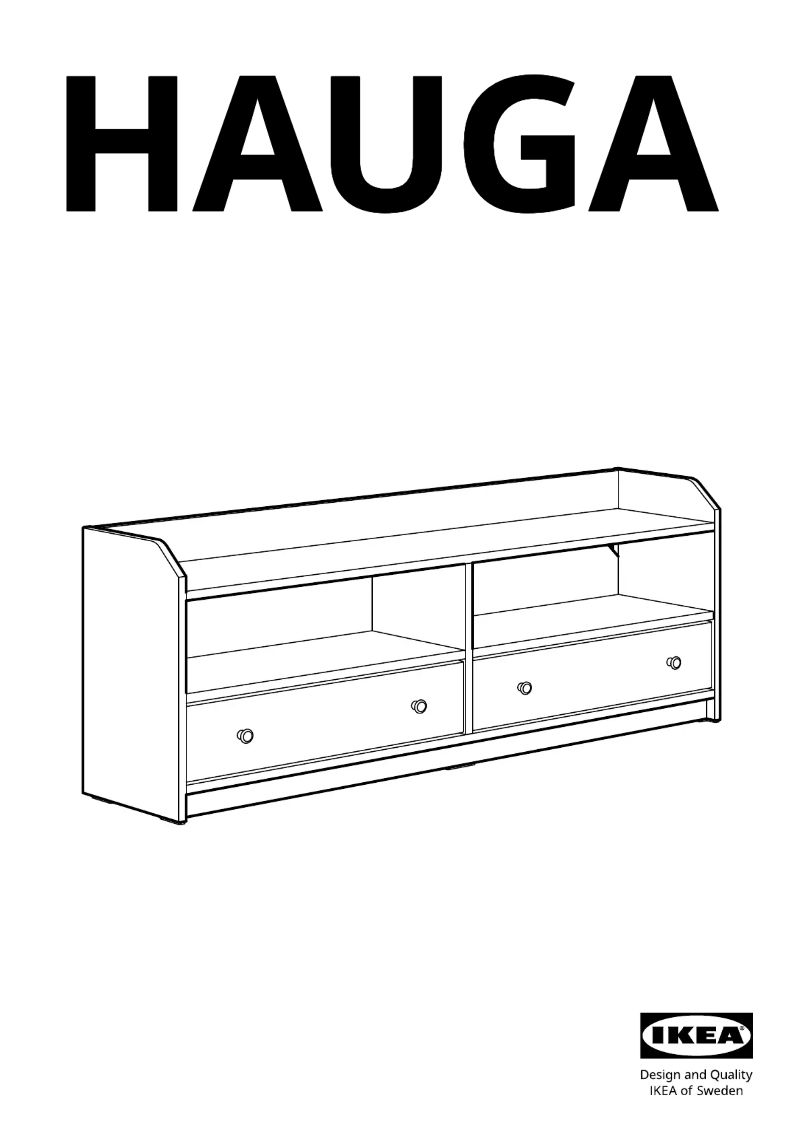 Página 1 del manual Manual de usuario Ikea HAUGA 305.657.85