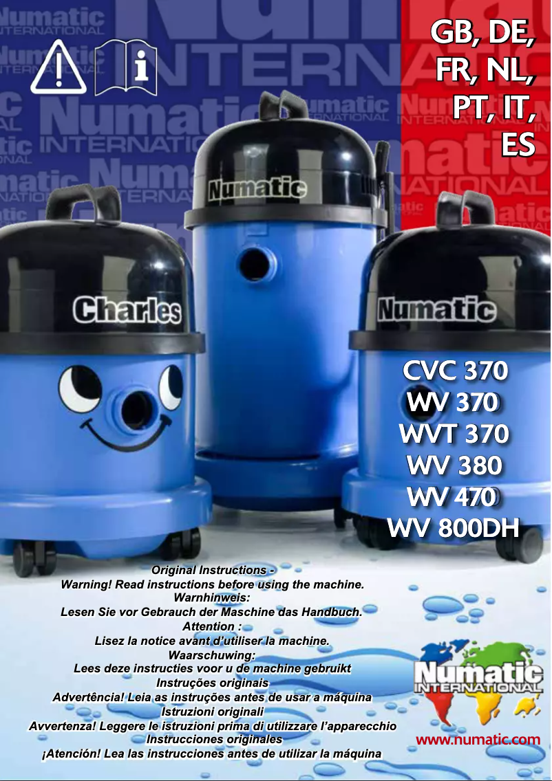 Imagen de la primera página del manual del dispositivo Charles CVC371-2